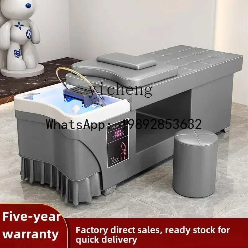 MR  Hair Treatment Shampoo Bed Beauty Salon Hair Water Circulation Fumigation Massage