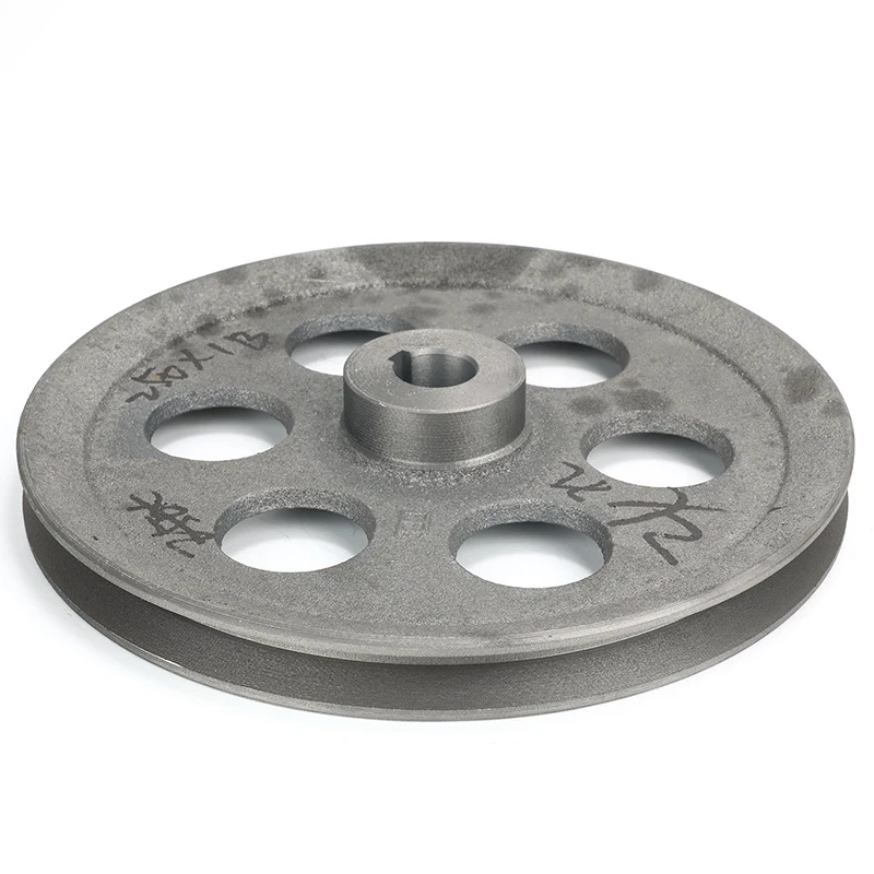 Thickened V-Belt Pulley Hollow Dia 140-200mm Single-Slot A Type Pulley Cast Iron Wheel Power Tool Accessories ﻿