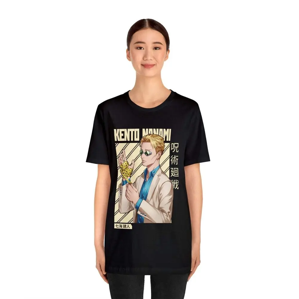 Kento Nanami Anime T-Shirt-Jujutsu Kaisen Iconic Sorcerer Graphic Tee |JUJKAI021