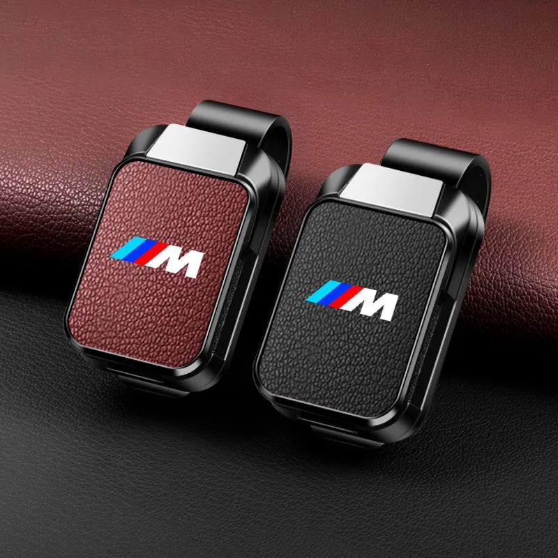 

Goat Leather Car Sunglasses Holder Glasses Ticket Card For BMW M E46 E90 E60 F10 F11 F20 F30 F34 F01 G05 car sticker car sticker