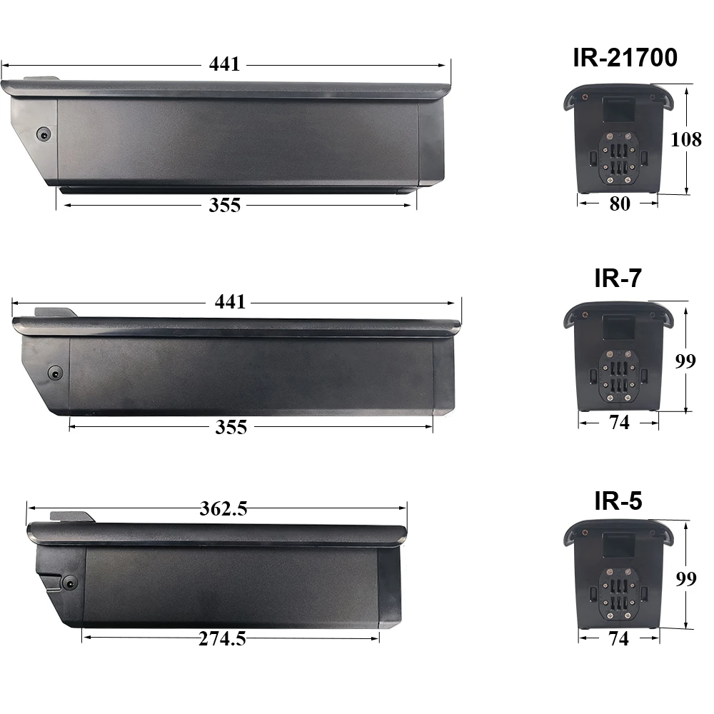 E-Bike Lithium-ion Battery 48V 12.8Ah 14Ah 14.5Ah for ScootStar AllStar TrailStar TrackStar EBYKE Challenger Mooncool MC3 Ebike