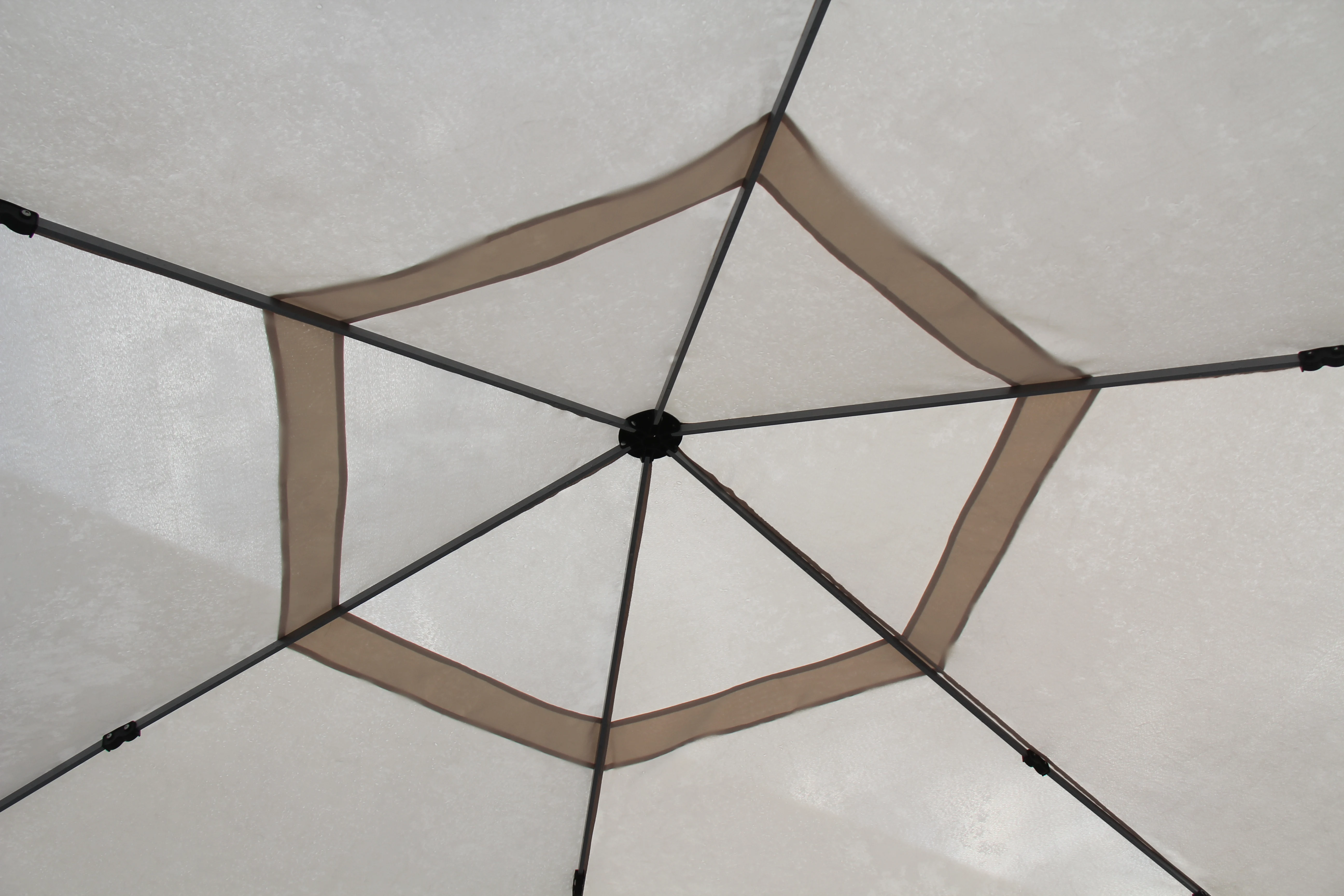 Elegant Hexagonal Folding Gazebo Awnings for Outdoor Entertaining
