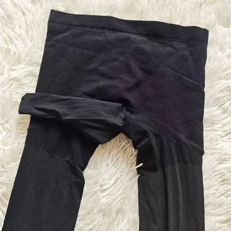 

0D See Through Men Women Leggings Stockings Plus Size Underwears Sexy High Waist Tights