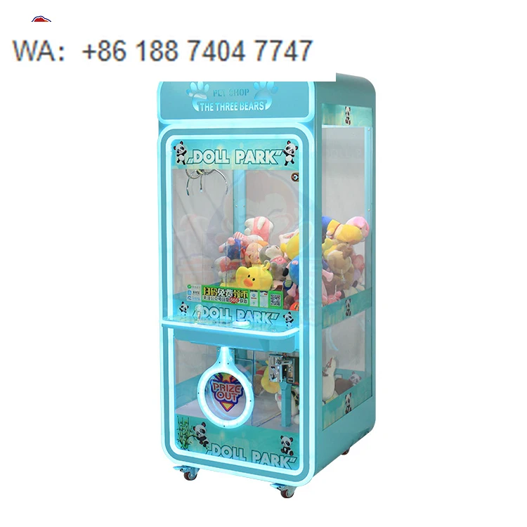 

Coin Operated Arcade Commercial Used Small Doll Toy Crane Game Machine Kids Metal Mega Mini Claw Machine
