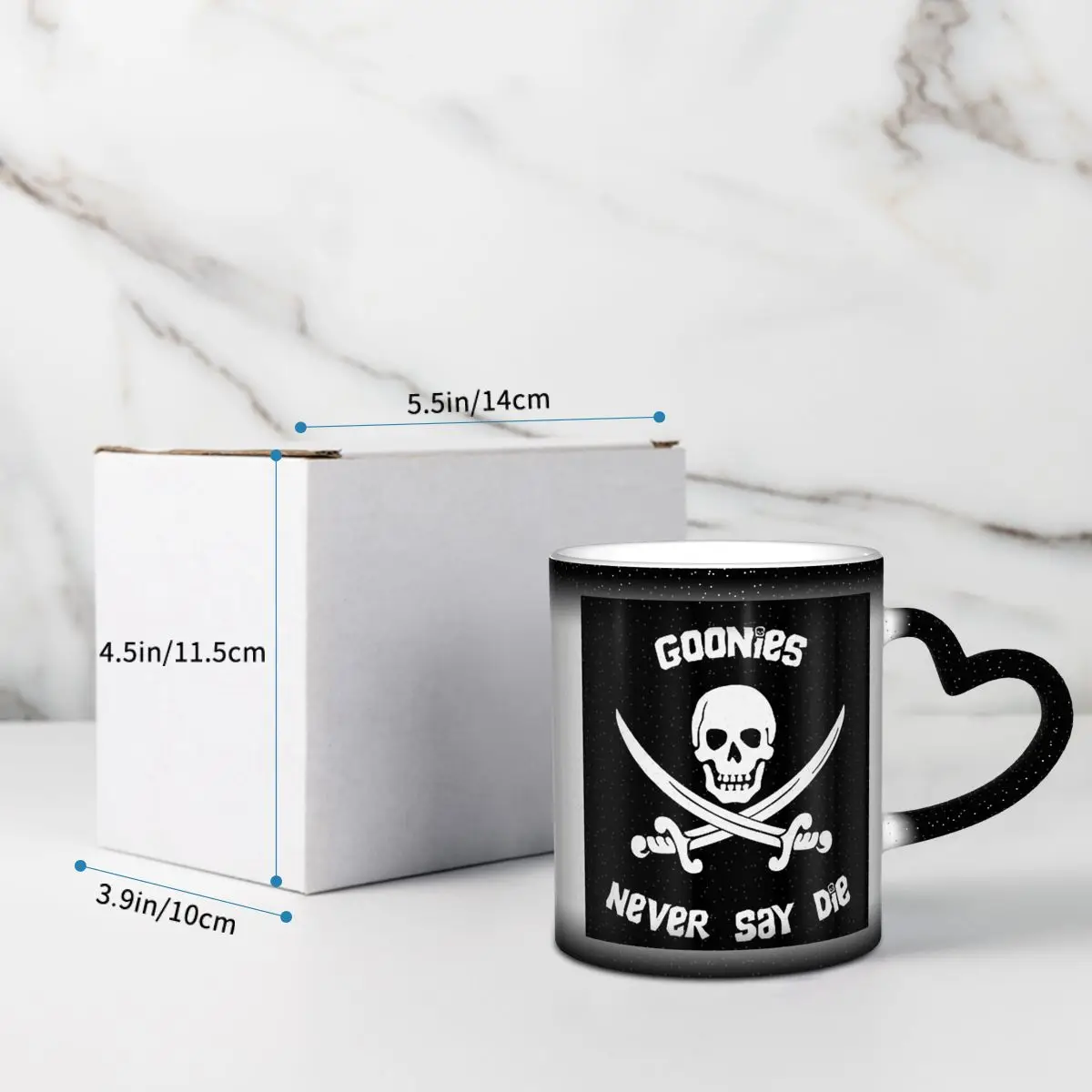 Goonies Never Say Die Mug مضحك أكواب القهوة السيراميك أكواب الشاي كوب الحليب درينكوير هدية للمرأة والرجل #4