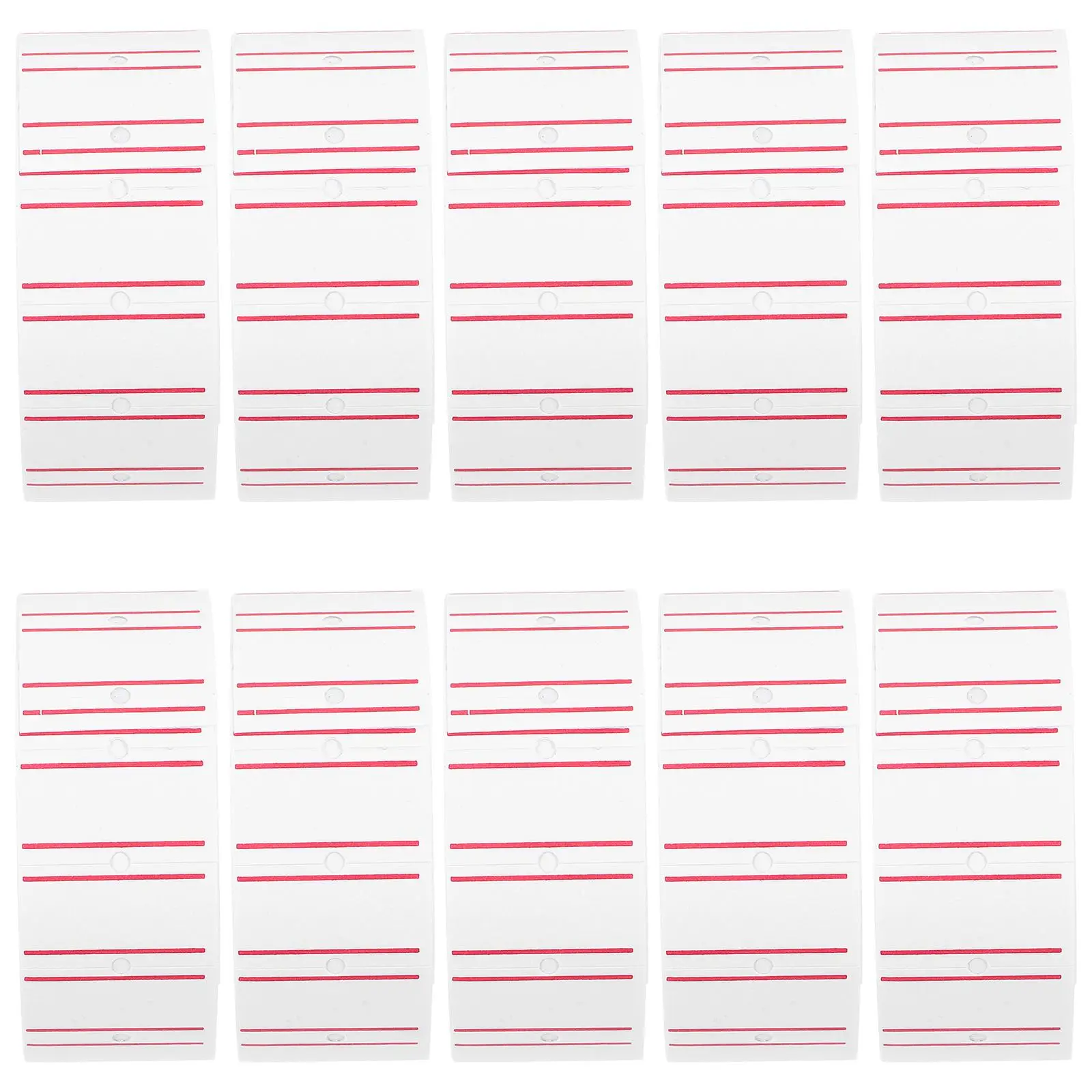 30 Rolls Self adhesive Price Label Paper Thermal Sticker 10000 Pieces White Rectangular Supermarket Pricing Tag