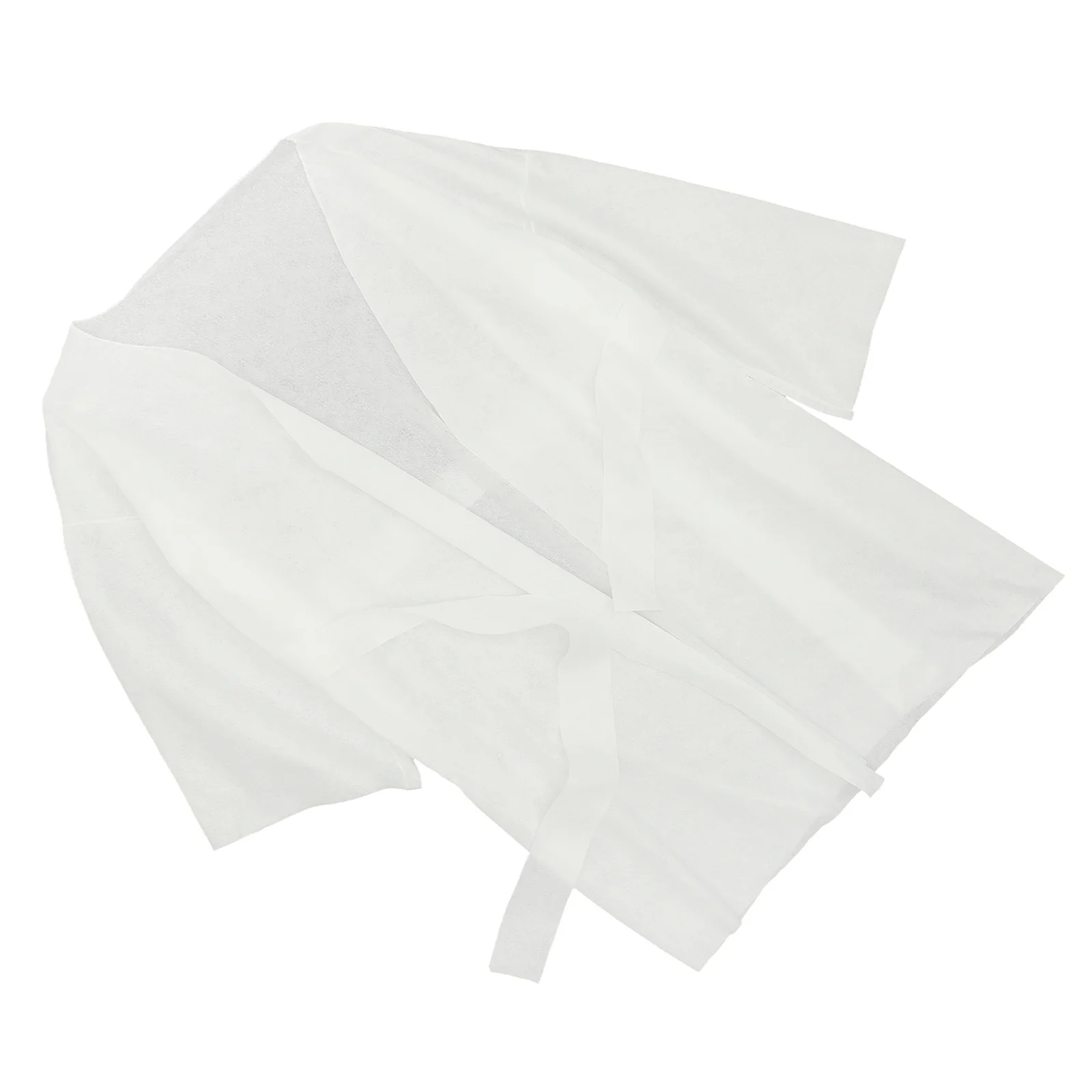 

Disposable Bathrobe Spa Salon Robes Clients One Time Bath Skirt White Colorful Wrap Women Sleepwear Travel Hotel Sauna
