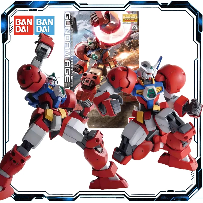 

Bandai Original GUNDAM MG 1/100 AGE 1 Titans Brave General Type Assembly Model Action Figure Toys for Boys Girls Kids Gift