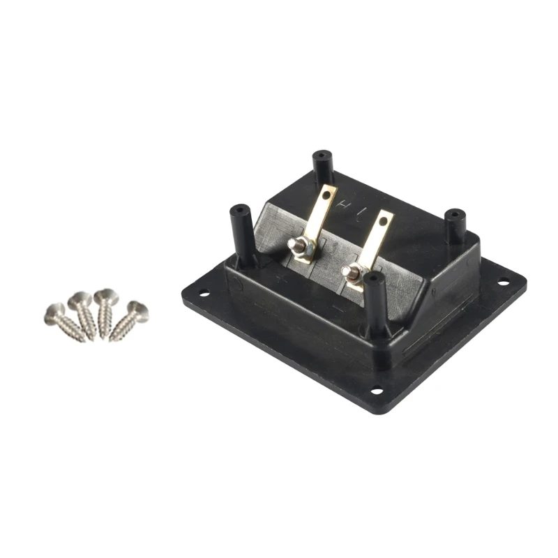 Square/Round 2-Way Speaker Box Terminal Cup Binding Post Subwoofer Box Speaker Dropship