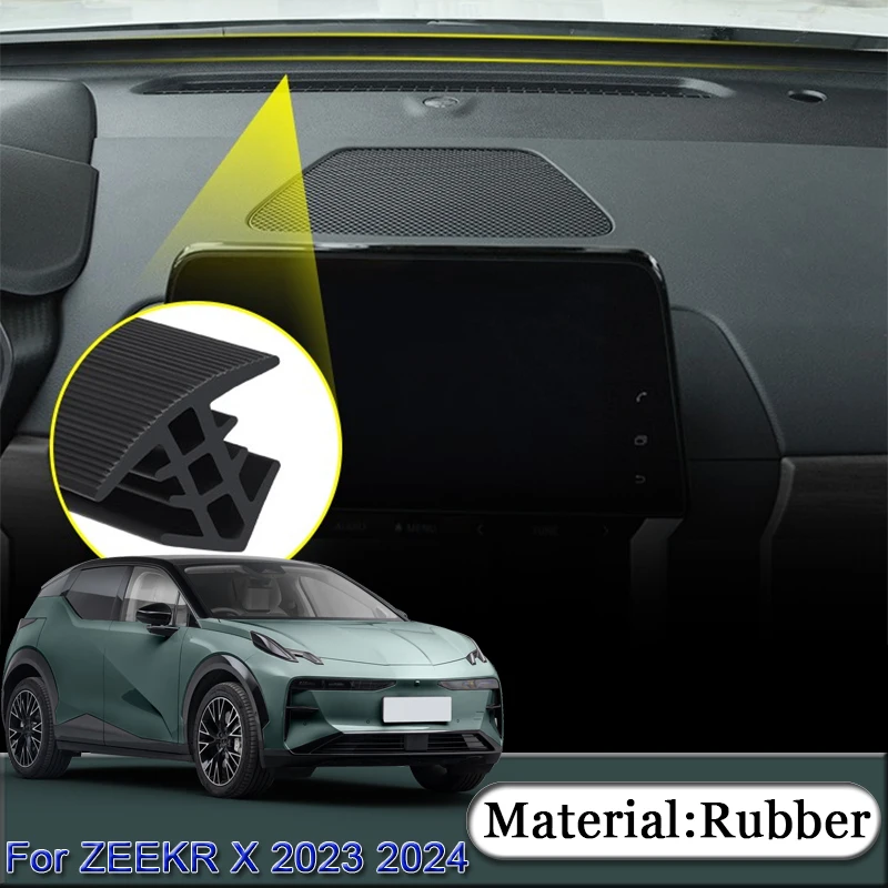 

Car Styling For ZEEKR X 2023 2024 2025 Rubber Anti-Noise Soundproof Dustproof Car Dashboard Windshield Sealing Strip Accessories