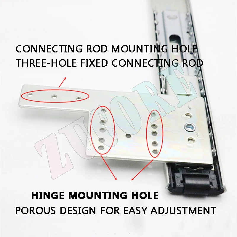 الوجه سبعة على شكل التلفزيون الشريحة السكك الحديدية الوجه خزانة الباب صعودا وهبوطا دليل مخفي السكك الحديدية دفع سحب مخفي أعلى شنت السكك الحديدية المخفية
