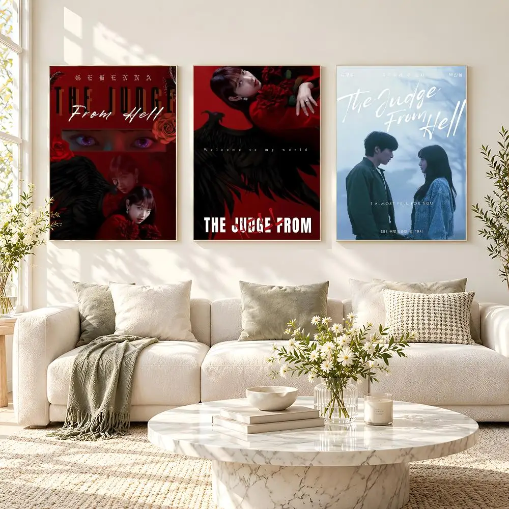 series The Judge from Hell Poster Poster HD Frameless Fresh Natural Style Wall Art Home Decor For Living Room Bedroom Gift