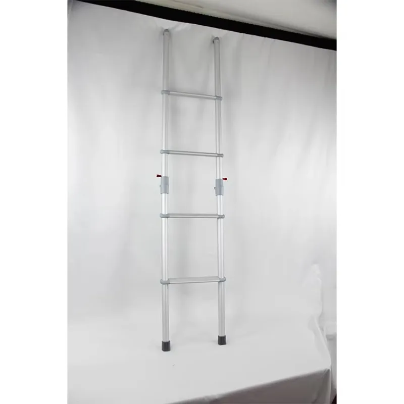 STLF عالية الشد سبائك الألومنيوم RV سلم خارجي 4 خطوات قافلة سلم قابل للطي Rv سلم خارجي