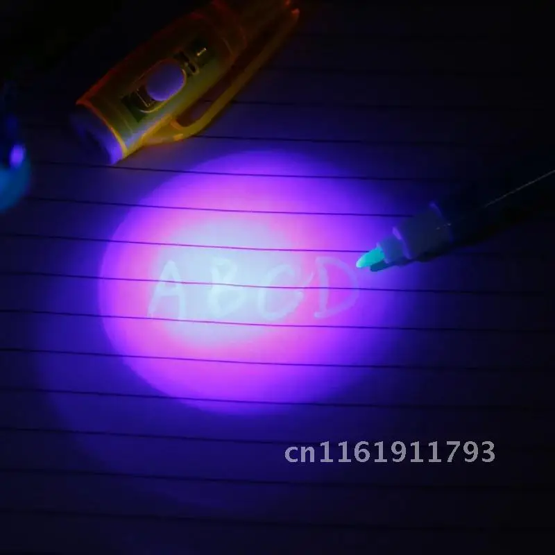 Invisible Ink Pen 4PC With Light Magic Marker Kid Pen for Secret Message