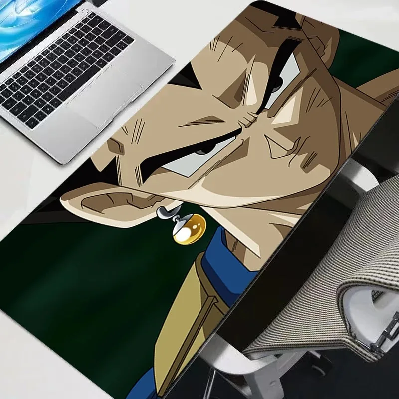 Vegeta Dragon Ball Z Mauspad Anime Gaming Zubehör Großer Teppich Gamer PC Computer Tastatur Schreibtisch Matte DBZ Mausepad