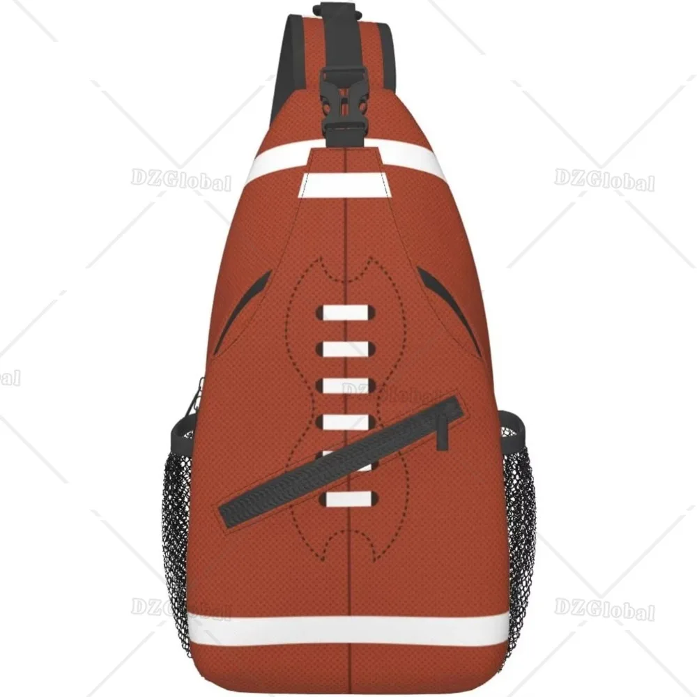 American Football Sling Bag Chest Bag American Football Crossbody Bags for Men Women