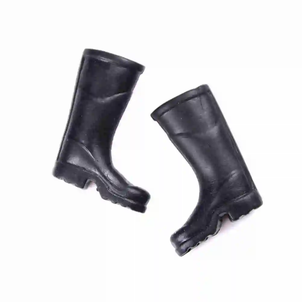 1 Para Miniaturowych Gumowych Kaloszy dla Lalek Model Mini Symulacja Domek dla Lalek Ogród Podwórko Dekoracja Domu Akcesoria Meblowe