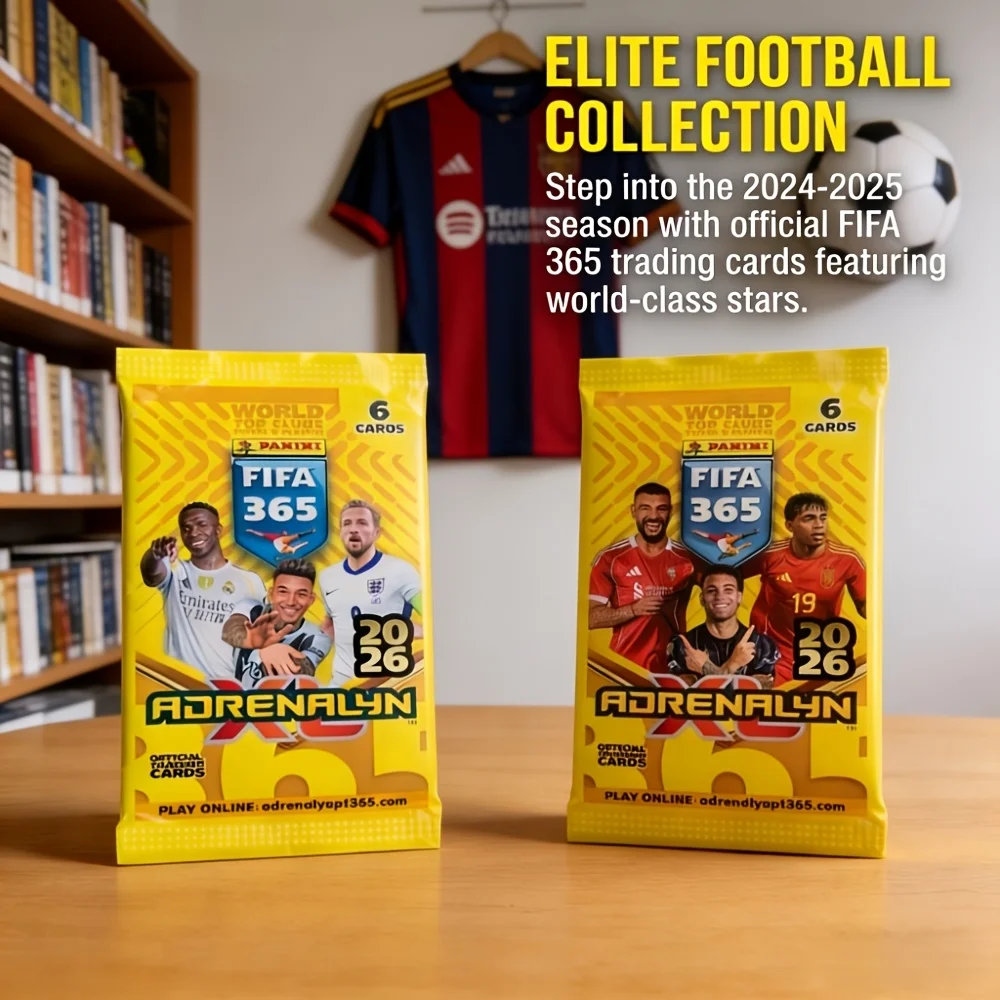 

Коллекционные карточки Panini 2026 FIFA 365 Adrenalyn XL Limited Edition | Коллекционные подарки для фанатов, карточные игры, лимитированные коллекционные карты для игроков