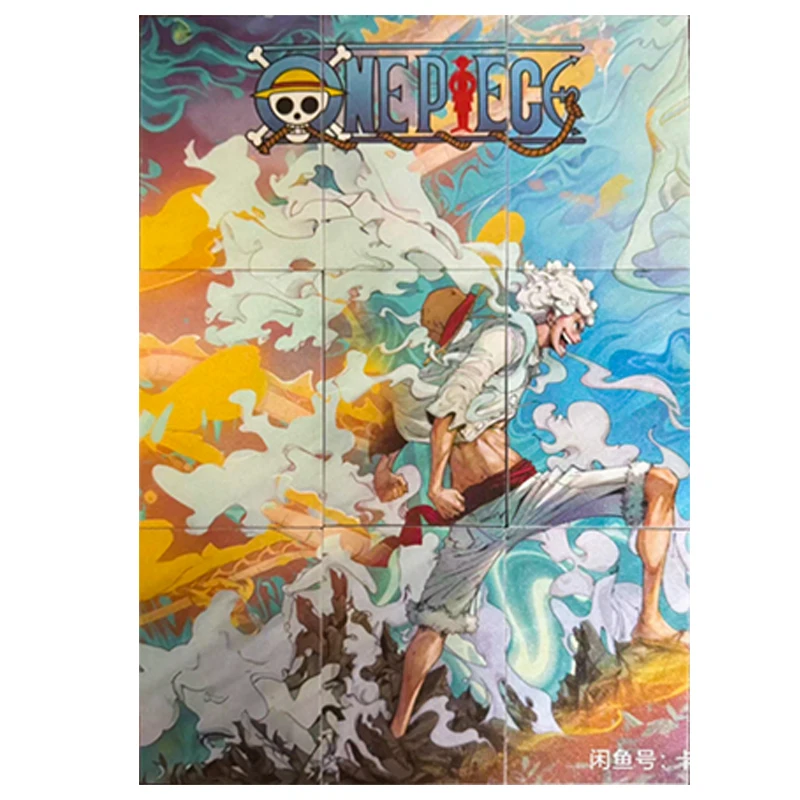 One Piece Yamato Luffy Puzzle Collectible Cards Refraction Glitter Foil Bronzing Hancock Nicole Robin Holiday Gift 12PCS/SET