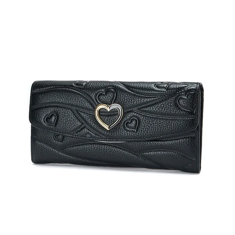 2026 New Fashion Cow Genuine Leather Women Long Wallets Real Leather Female Luxury Brand Design Clutch Girl Lady Gift Cash Purse