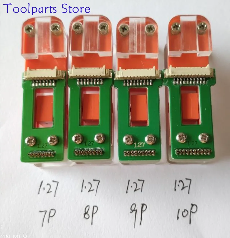 1.27mm Single Row Burning Clip Fixture Tool Probe Pcb Fixture Pcb Clip Downloader