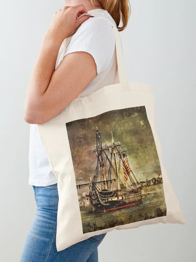 

USS Constitution Tote Bag Women's bag shopping bag Lady bags woman 2025