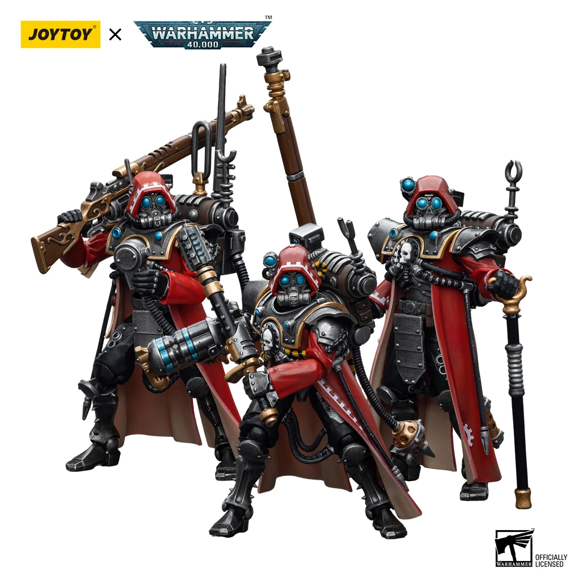 JOY TOY 1/18-figura de acción de Warhammer 40K, modelo militar de colección, Adeptus Mechanicus y Dark Angels, envío gratis