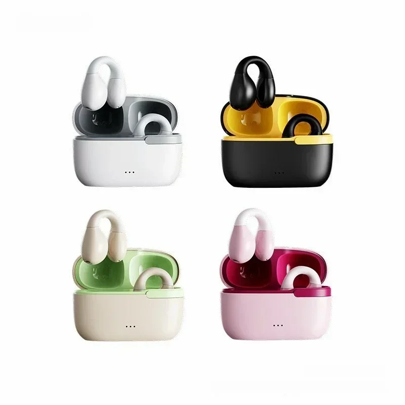 REMAX Enchanter CozyBuds W11 - Cuffie True Wireless Clip-on con Bluetooth 5.3, connessione rapida e basso consumo energetico