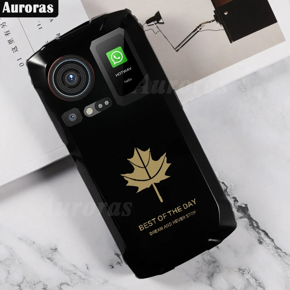 Skinlee For Hotwav cyber 15 Cover Luxury Maple Leaf Silicone TPU Soft Case For Hotwav cyber 15 Back Casing