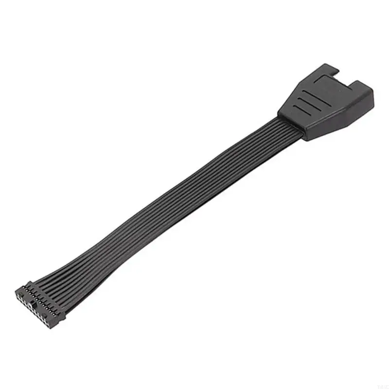 Y8AC Fexible USB -Erweiterungskabel USB3.0 bis 19Pin Erweiterung für PC -Computer -Chassis Ordinary Mainboard USB 19Pin Line