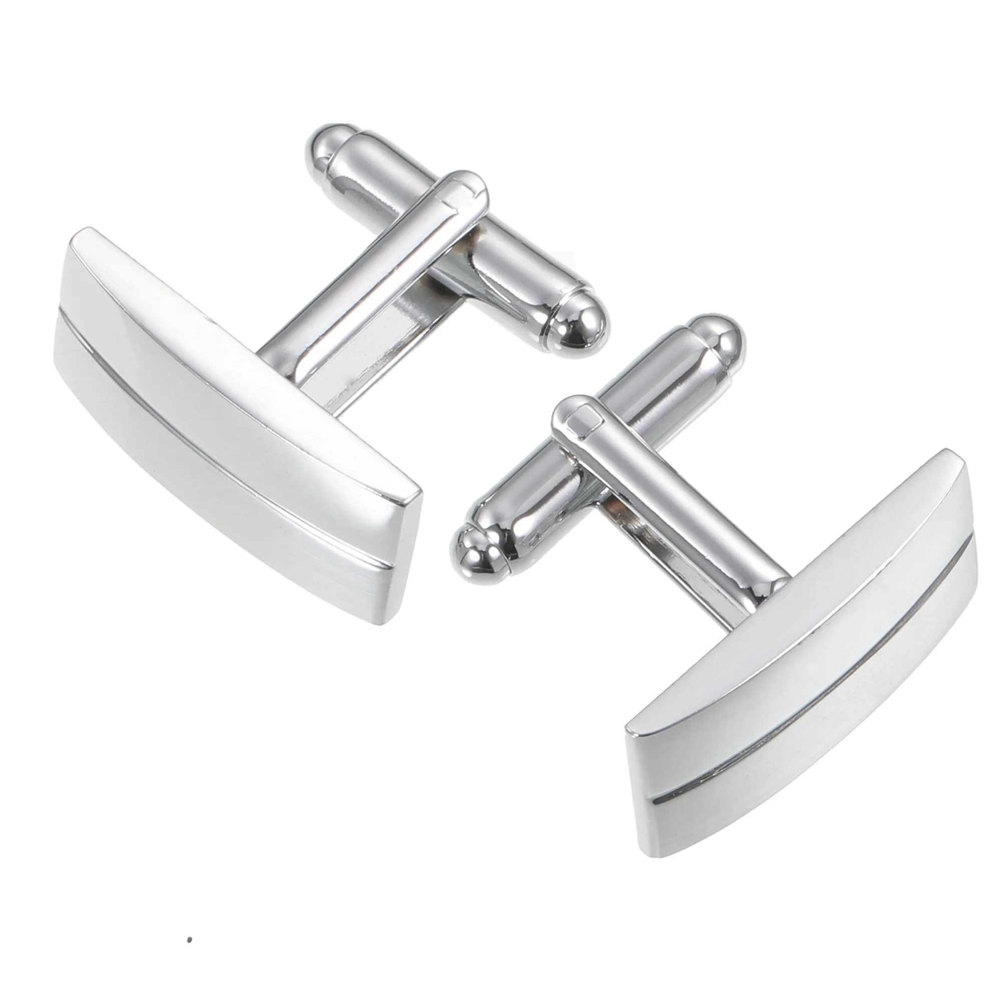 Durable And Lightweight Platinum Plated Metal Cufflinks For Men Fashion Male French Shirt Cufflinks