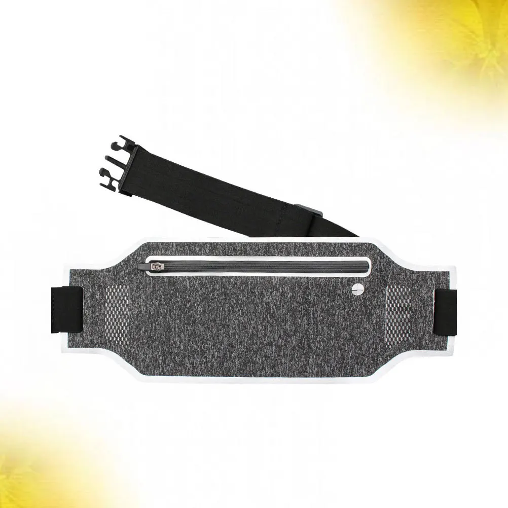 

Waterproof Waist Bag Black Water Resistant Waist Pack Sports Fanny Pack for Men Women Large Capacity Phone Carrier Sweatproof