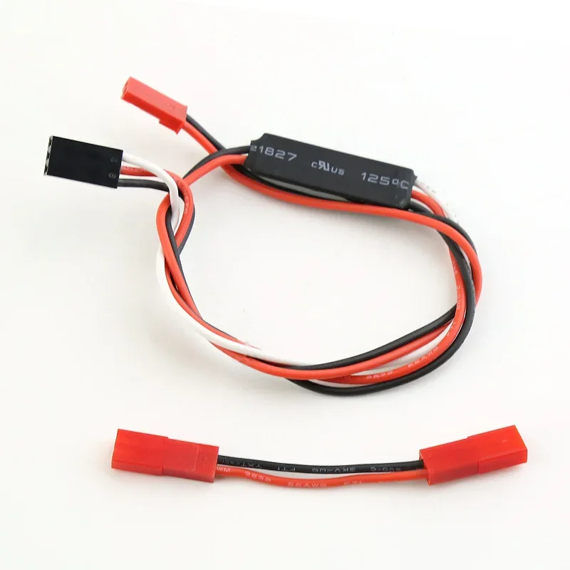 3CH ウインチリモートコントローラー 高電圧ケーブル & アダプタープラグ付き RC クローラー SCX10 TRX4 タミヤ 1/10