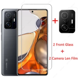 For Xiaomi 11T Pro Glass Tempered Glass for Xiaomi Mi 11T 11X 10T 13 12T Pro 11Lite Front Glass Screen Protector Camera Len Film