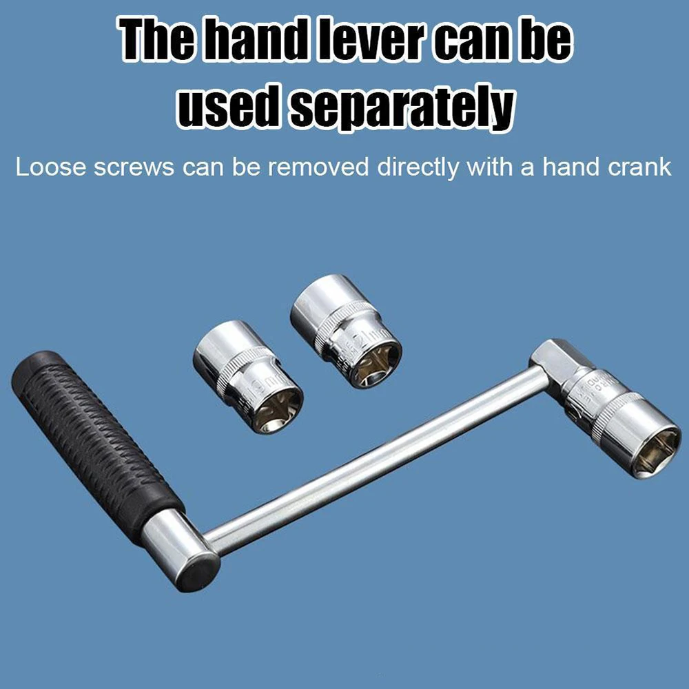 

Universal Labor Saving Tire Wrench Kit for Sedans and SUVs Ideal for Emergency Tire Changes