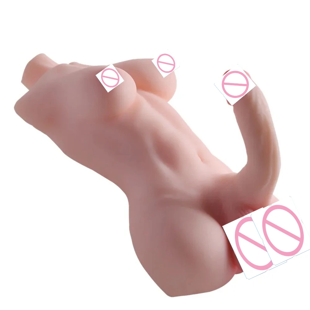 Male special soft half body inverted buttocks model doll shemale airplane cup masturbation artifact