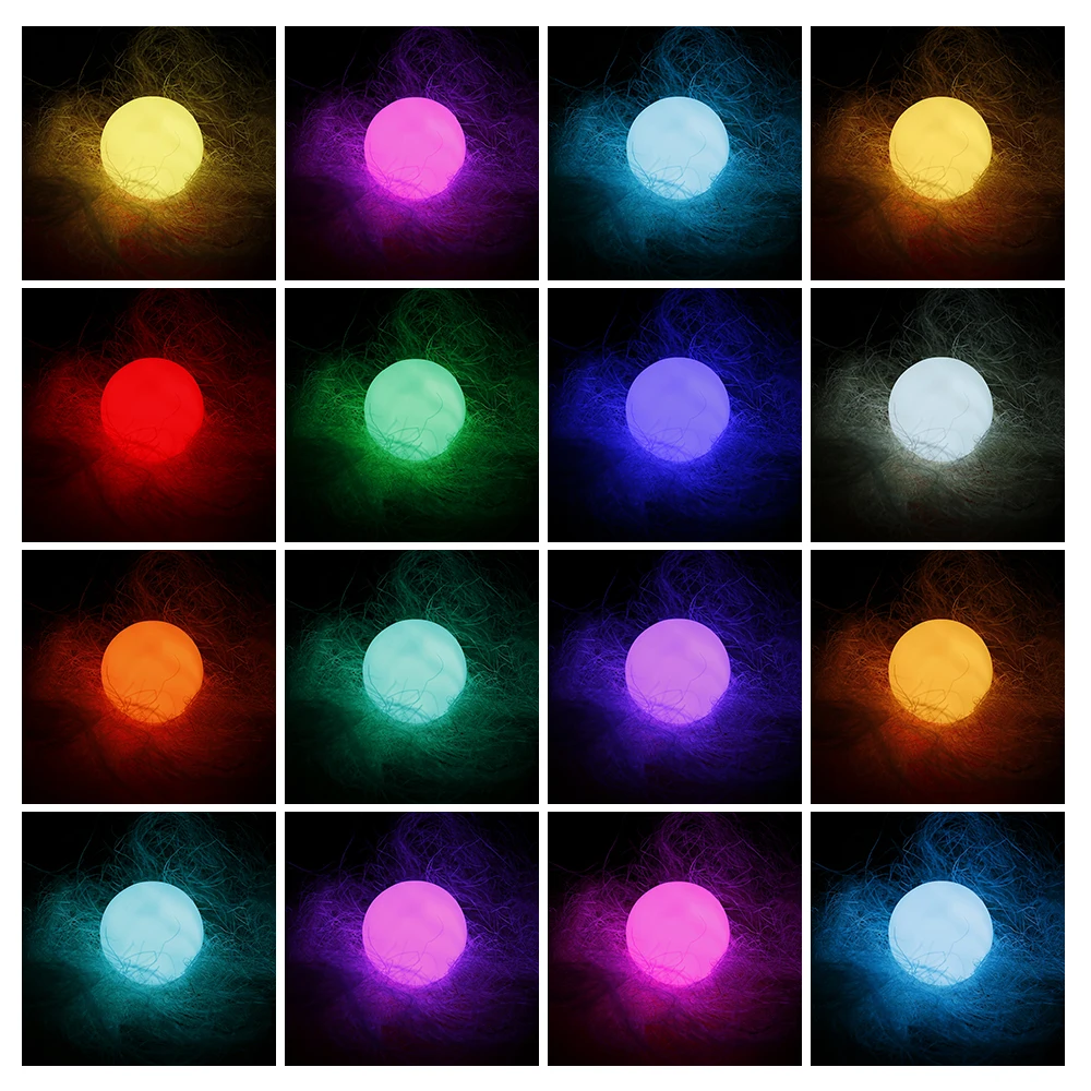 2 Pelotas De Playa Inflables Con Luz LED De 16 Colores, Control Remoto, IP68 Impermeable, 40 Cm, Para Piscina, Playa Y Fiestas Nocturnas