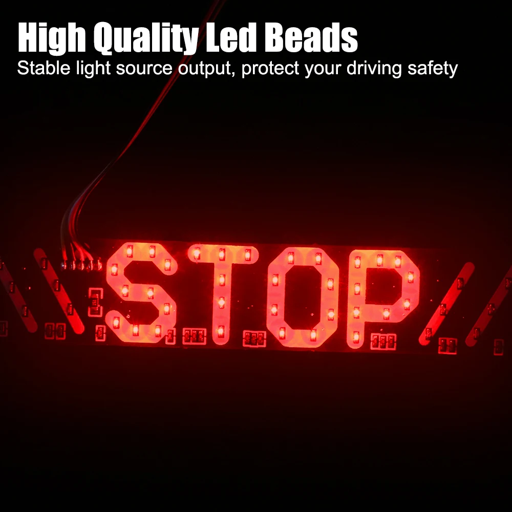 Universal LED Flashing Brake Light Motorcycle Turn Signals Turning Left/right Tail Light License Plate Light For Motorcycle