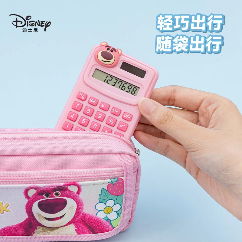 Stitch Disney Mini Calculator Anime Cute Stationery Kawaii Student School Supplies Office Tools Christmas Gifts for Children Toy