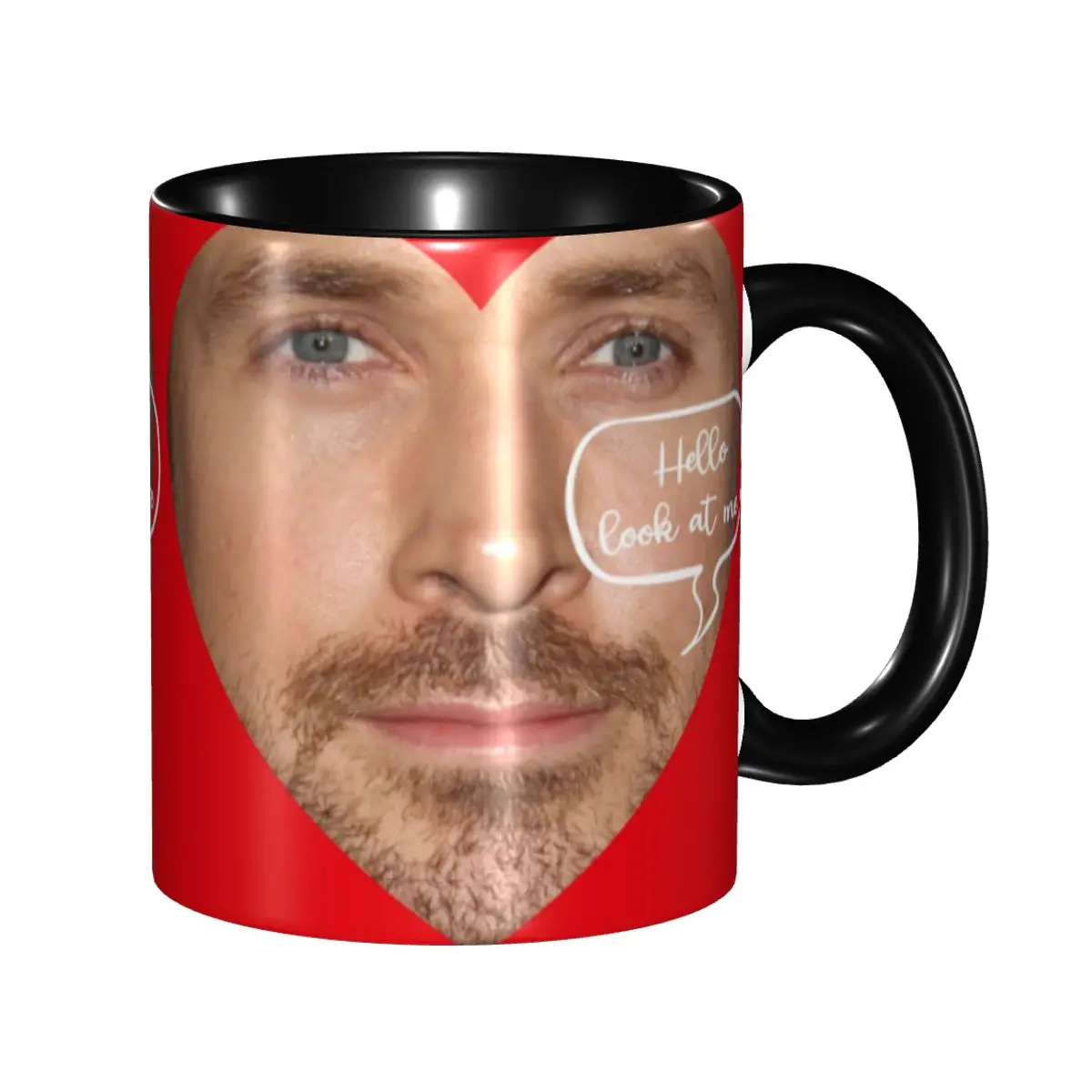 

Love Canadian Musician Ryan Gosling Mug Personalized Coffee Ceramic Mug Cup Creative Present