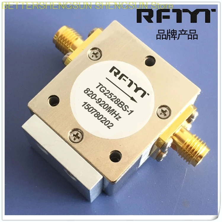 820-920MHz coaxial SMA joint ferrite microwave RF isolator