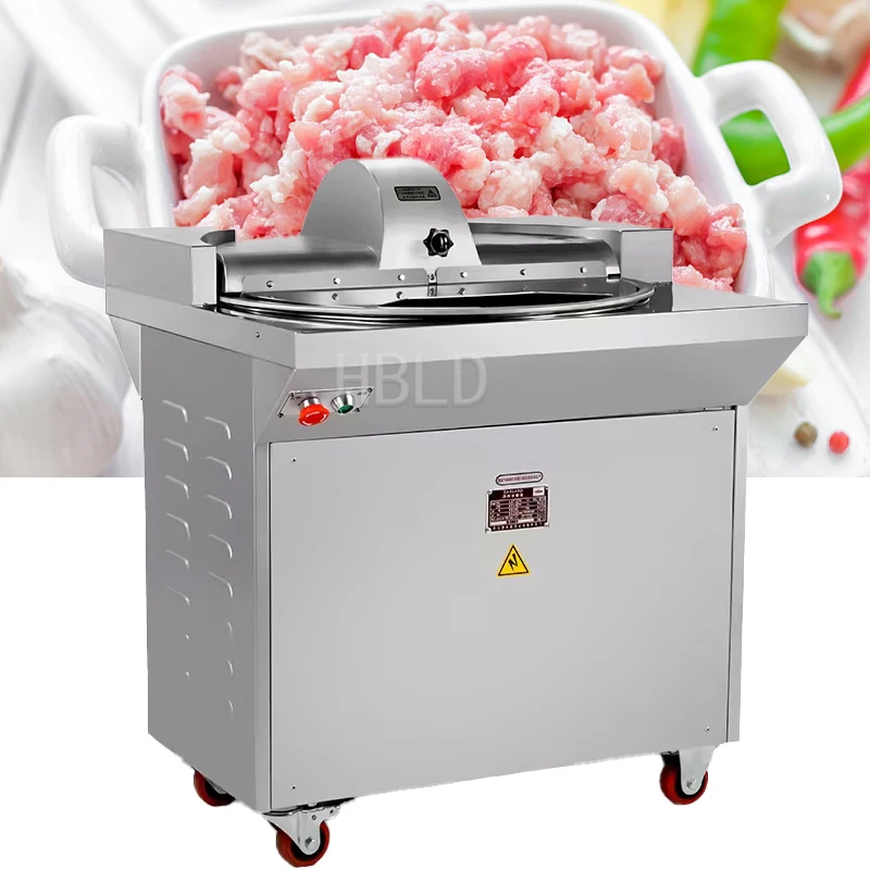 

Commercial High-Capacity Vegetable Cutter, Stainless Steel Vegetable Chopper, Desktop Bowl Shaped Meat Grinder