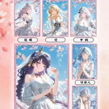 批發女神故事卡牌收藏卡補充包A5仲夏夜之夢亞克力ABC盒性感風格老婆動漫TCG 6 最佳銷售 女神卡 - №4