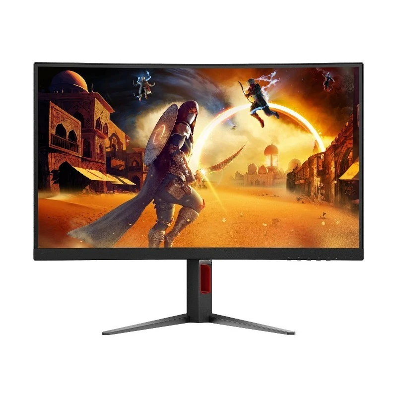 Monitor 27 polegadas 300Hz para jogos FastVA curvo com levantamento e rotação da tela do computador