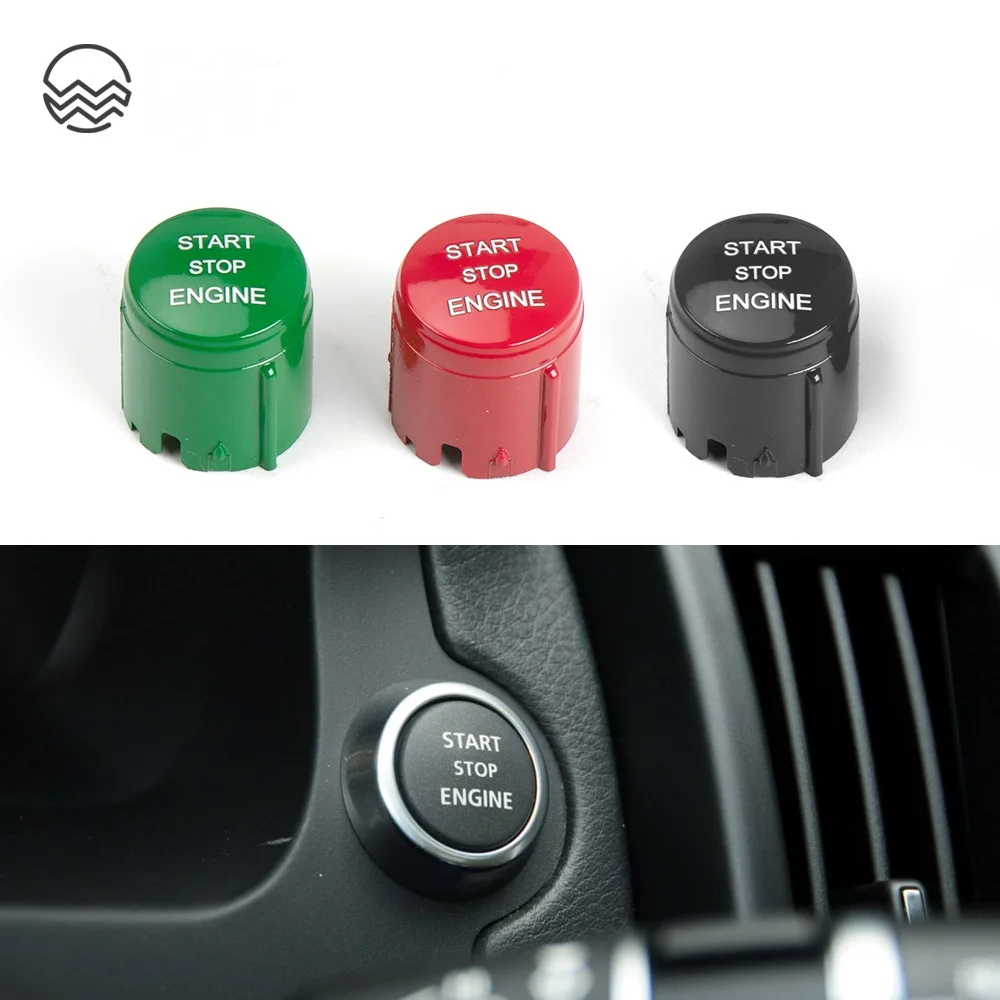 Car Starter Trim For Land Rover Freelander 2 2010-2015 Car Engine START Button Cover STOP Switch Stickers Car Decoration