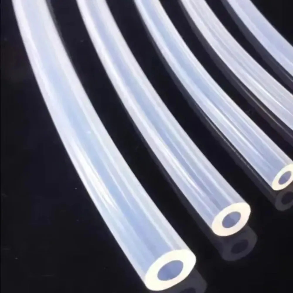Transparent Flexible Silicone Capillary Tubing Multi‑Size 0.9mm 1.6mm 1.7mm 1.8mm Clear Rubber Hose Pipe