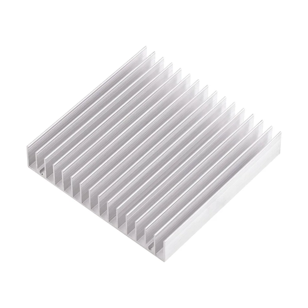 Heat Sink 100*100*18mm Heatsink with 16 Fins Good Thermal Conductivity LED Heat Sink Aluminum Aluminum Heatsink Computer