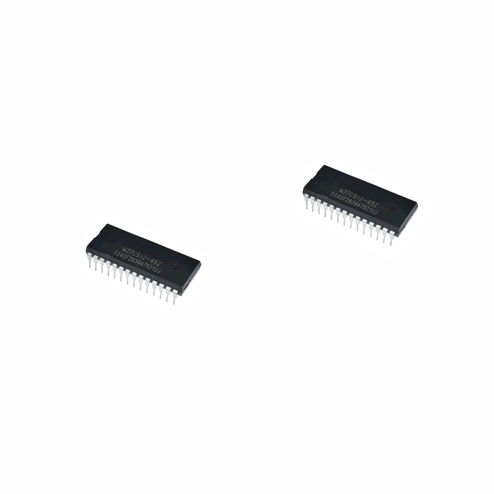 5PCS W27C512-45Z W27C512-45 27C512 EEPROM 512KBIT PARALLEL IC DIP-28 New Good Quality Chipset