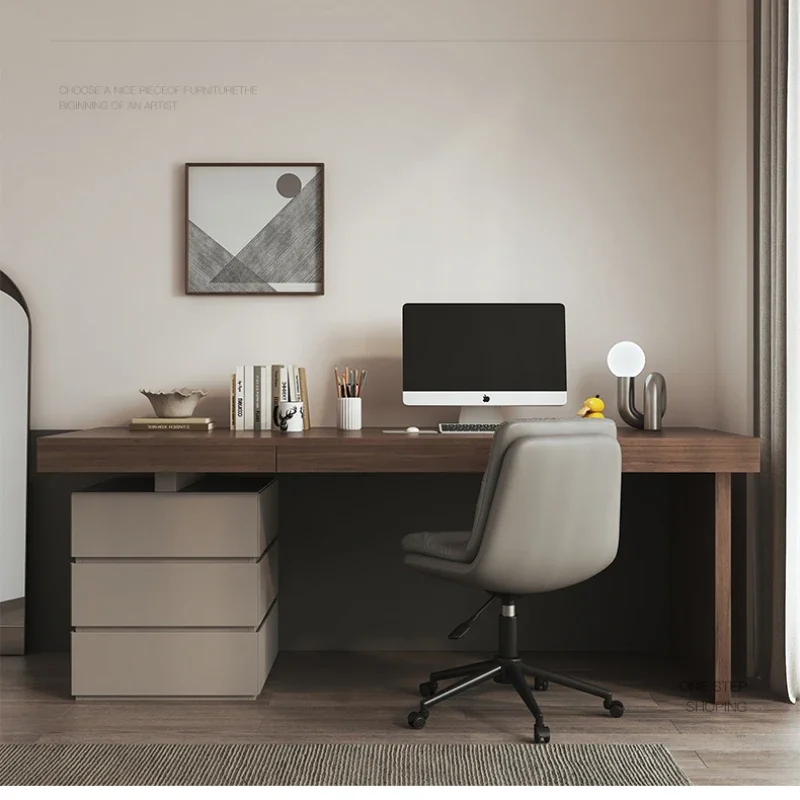 

Desk Office Room Multifunctional Writing Table Computer Supplies Accessories Modern Home Organizer Desks Study Tablo Bedroom