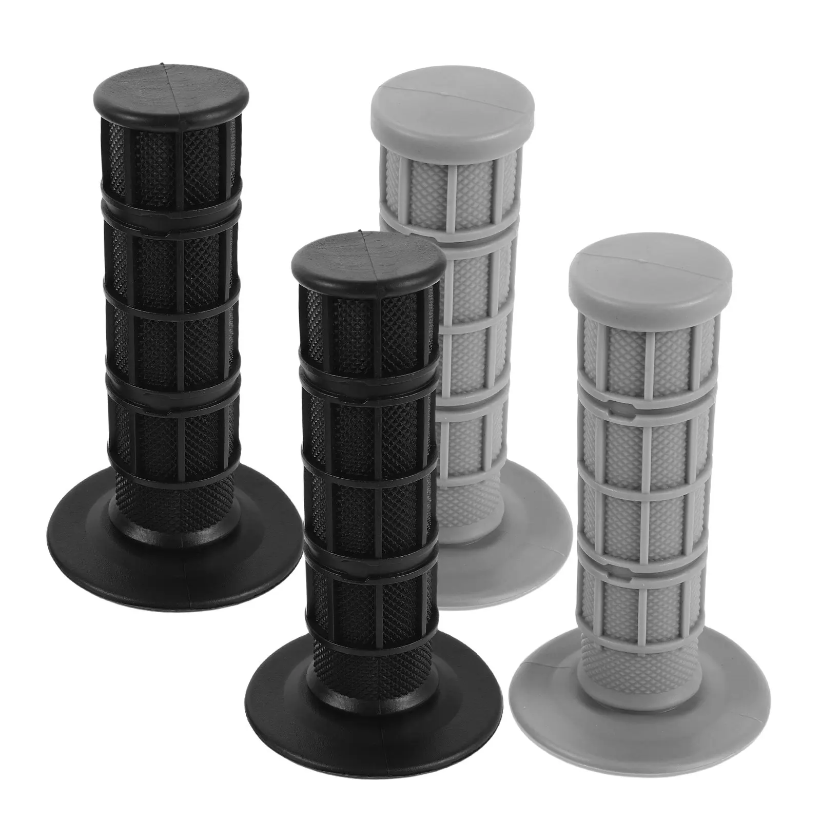 

4Pcs Motorcycle Handlebar Grips 22Mm Nonslip Textured Replacement Hand Grip Covers for Atv Motorbike Enhanced Comfort